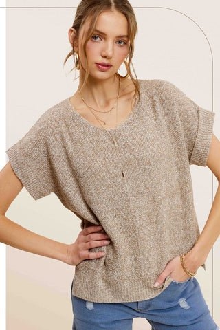 Lightweight Short Sleeve Sweater *Online Only* - Premium clothing at Lonnys NY - Just $55! Shop Womens clothing now 