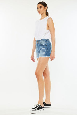 High Rise Mom Shorts  *Online Only* - Premium  at Lonnys NY - Just $63! Shop Womens clothing now 