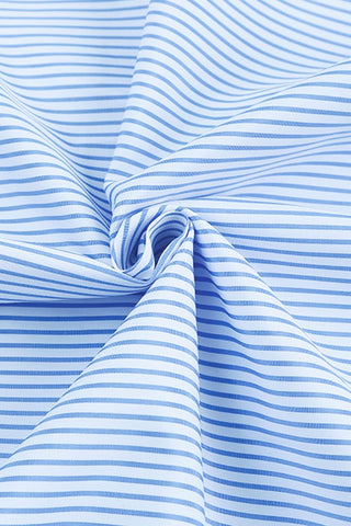 Striped Smocked Oversized Shirt *Online Only* - Premium Shirts & Tops at Lonnys NY - Just $67! Shop Womens clothing now 