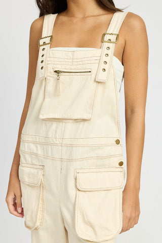 Oversized Cargo Overalls *Online Only* - Premium  at Lonnys NY - Just $107.25! Shop Womens clothing now 