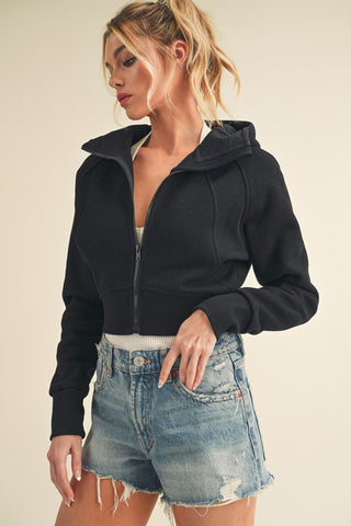 Deva Cropped Jacket *Online Only* - Premium clothing at Lonnys NY - Just $72! Shop Womens clothing now 