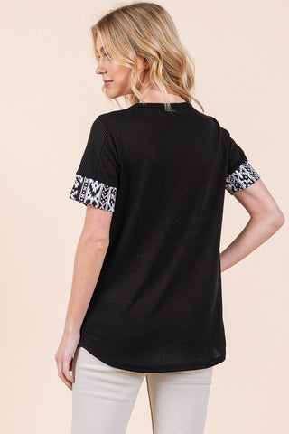 Tie Front Short Sleeve Top  *Online Only* - Premium  from Orange Farm Clothing - Just $45! Shop now 