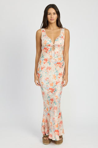 FLORAL MERMAID MAXI DRESS *Online Only* - Premium dresses at Lonnys NY - Just $74.75! Shop Womens clothing now 