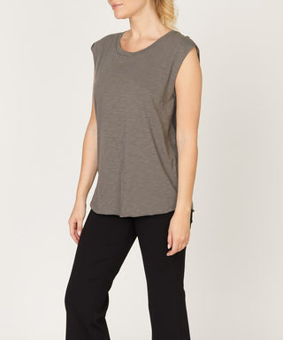 Cotton Slub Vintage Muscle Tank *Online Only* - Premium clothing at Lonnys NY - Just $60! Shop Womens clothing now 