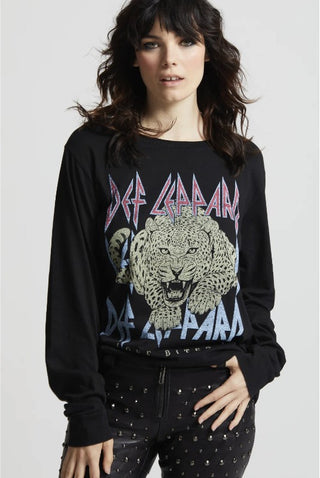 Def Leppard Love Bites Long Sleeve Band Tee *Online Only* - Premium Shirts & Tops at Lonnys NY - Just $78! Shop Womens clothing now 