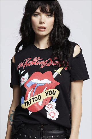 The Rolling Stones Slit Sleeve Band Tee *Online Only* - Premium Shirts & Tops at Lonnys NY - Just $60! Shop Womens clothing now 