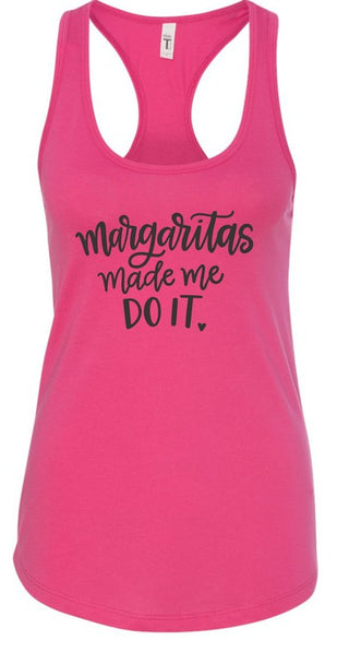 Margaritas Made Me Do It Summer Graphic Tank *Online Only* - Premium clothing at Lonnys NY - Just $36! Shop Womens clothing now 