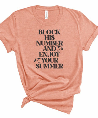 Block His Number Tee *Online Only* - Premium clothing at Lonnys NY - Just $45! Shop Womens clothing now 