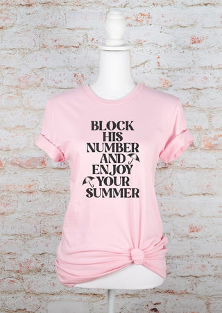 Block His Number Tee *Online Only* - Premium clothing at Lonnys NY - Just $45! Shop Womens clothing now 