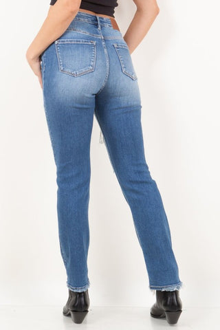 High Rise Straight Tummy Control Jeans *Online Only* - Premium clothing at Lonnys NY - Just $100! Shop Womens clothing now 