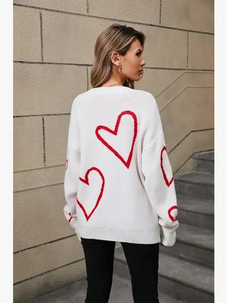 Heart sweater *Online Only* - Premium clothing at Lonnys NY - Just $63! Shop Womens clothing now 