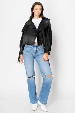 High Rise Relaxed Straight Tummy Control Jeans *Online Only* - Premium clothing at Lonnys NY - Just $96! Shop Womens clothing now 