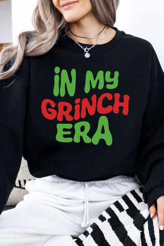 Christmas Grinch Fleece Sweatshirt *Online Only* - Premium clothing at Lonnys NY - Just $63! Shop Womens clothing now 