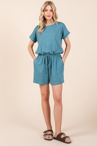 Short Sleeve Romper *Online Only* - Premium clothing at Lonnys NY - Just $55! Shop Womens clothing now 