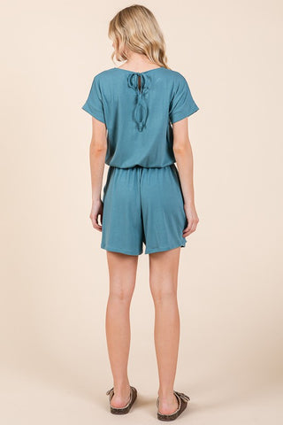Short Sleeve Romper *Online Only* - Premium clothing at Lonnys NY - Just $55! Shop Womens clothing now 