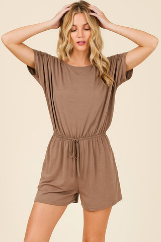 Short Sleeve Romper *Online Only* - Premium clothing at Lonnys NY - Just $55! Shop Womens clothing now 