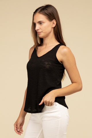 V Neck Cami Tank *Online Only* - Premium Shirts & Tops at Lonnys NY - Just $34! Shop Womens clothing now 