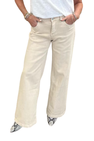 Bianco Jeans Wide Leg Denim Pant