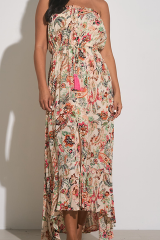 Elan Paisley Strapless Maxi Dress - Premium dresses from Elan - Just $95! Shop now 
