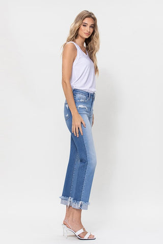 High Rise Ankle Straight - Premium  at Lonnys NY - Just $90! Shop Womens clothing now 