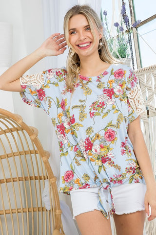 Floral Boxy Top *Online Only* - Premium clothing at Lonnys NY - Just $44! Shop Womens clothing now 