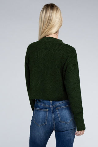 Mock Neck Sweater *Online Only* - Premium clothing at Lonnys NY - Just $35! Shop Womens clothing now 