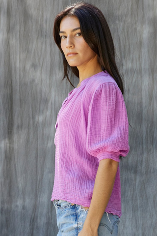 9 seed BIARRITZ top in lightweight gauze - Premium Shirts & Tops from 9 seed - Just $202! Shop now 