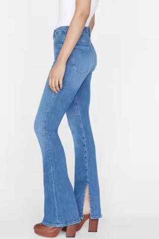 Frame Denim Le Mini Boot Slit in Crossings - Premium Jeans from FRAME DENIM - Just $258! Shop now 