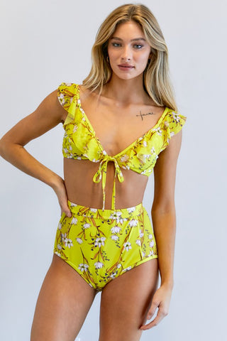 Floral Printed Swimwear Set - Premium  at Lonnys NY - Just $60! Shop Womens clothing now 