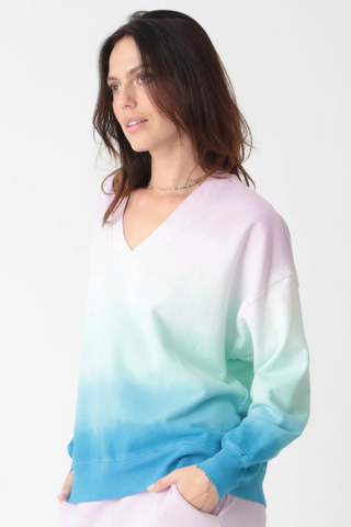Electric & Rose Ava Sweatshirt Ombre - Premium sweaters from Electric & Rose - Just $168! Shop now 