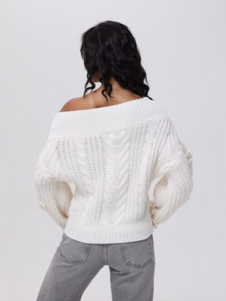 525 Madeline Off Shoulder Sweater - Premium clothing at Lonnys NY - Just $139! Shop Womens clothing now 