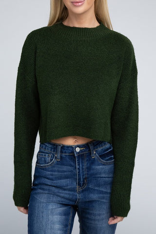 Mock Neck Sweater *Online Only* - Premium clothing at Lonnys NY - Just $35! Shop Womens clothing now 