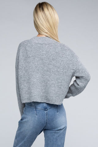 Mock Neck Sweater *Online Only* - Premium clothing at Lonnys NY - Just $35! Shop Womens clothing now 