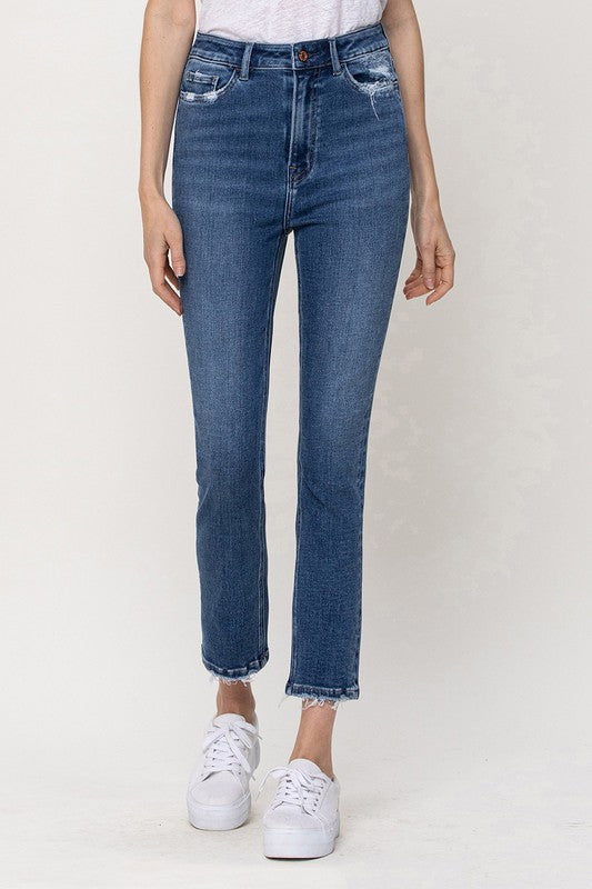 Flying Monkey STRETCH HIGH RISE SLIM STRAIGHT ANKLE *Online Only*