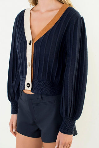 61 Jane Balloon Sleeve Cardigan