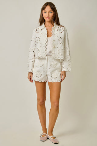 61 Jane Eyelet Jacket