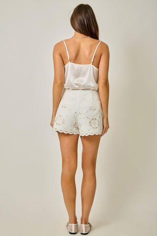 61 Jane Eyelet Shorts