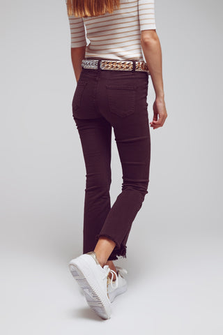 61 Jane Flare Jeans with Raw Hem