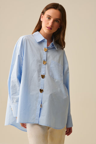 61 Jane Oversized Poplin Shirt