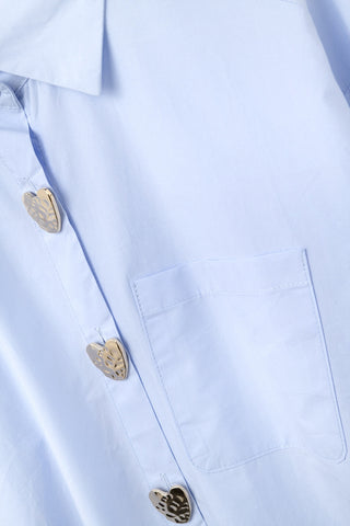 61 Jane Oversized Poplin Shirt