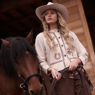61 Jane Western Cardigan