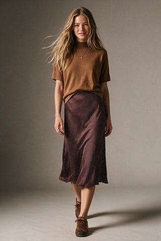 61 Jane Polka Dot Midi Skirt