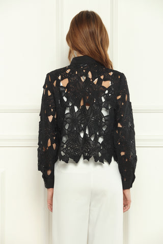 Zero Degrees Celsius Lace Button Up Shirt