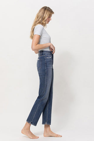 Distressed High Rise Ankle Jeans *Online Only* - Premium clothing at Lonnys NY - Just $80! Shop Womens clothing now 