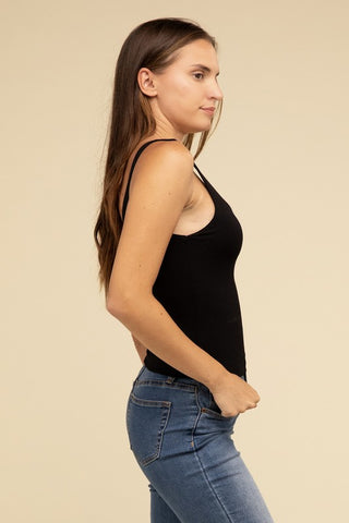 Double Layer Round Neck Tank Top *Online Only* - Premium clothing at Lonnys NY - Just $30! Shop Womens clothing now 