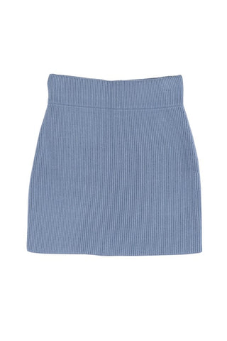 Ribbed Knit Crop Top and Skirt *Online Only* - Premium clothing at Lonnys NY - Just $55! Shop Womens clothing now 