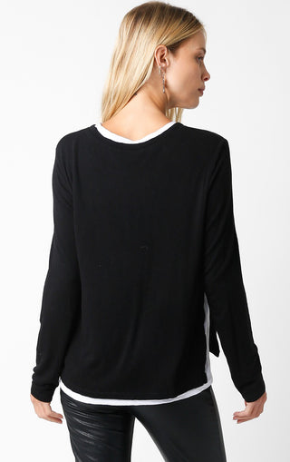 Olivaceous Double Lined Crewneck Shirt