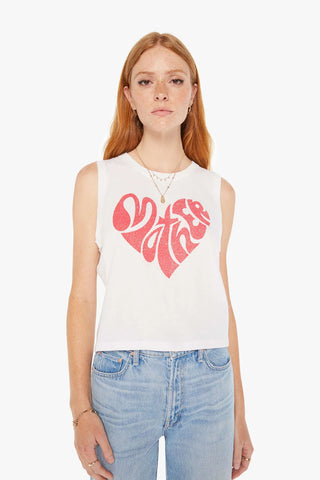 Mother Strong and Silent Type Tank - Premium tank top at Lonnys NY - Just $100! Shop Womens clothing now 