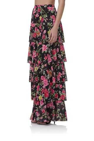 AFRM Jace Tiered Floral Skirt - Premium clothing at Lonnys NY - Just $108! Shop Womens clothing now 