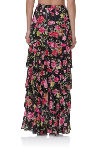 AFRM Jace Tiered Floral Skirt - Premium clothing at Lonnys NY - Just $108! Shop Womens clothing now 